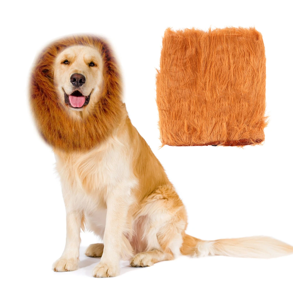 1 Pc Funny Pet Adorable Puppy Lion Wig Party Costume Decoration