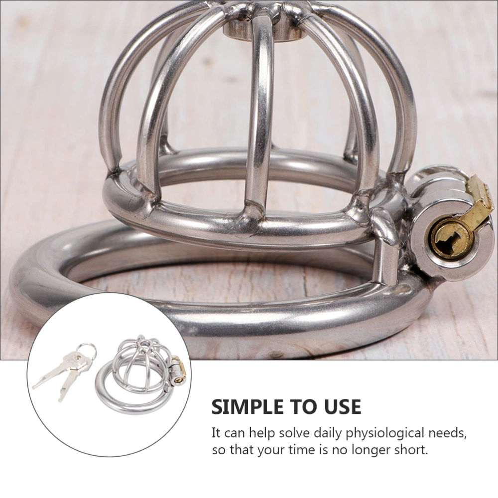 Male Cocks Cage Penis Ring Chastity Device Stainless Steel Bondage Adult Sex Toy