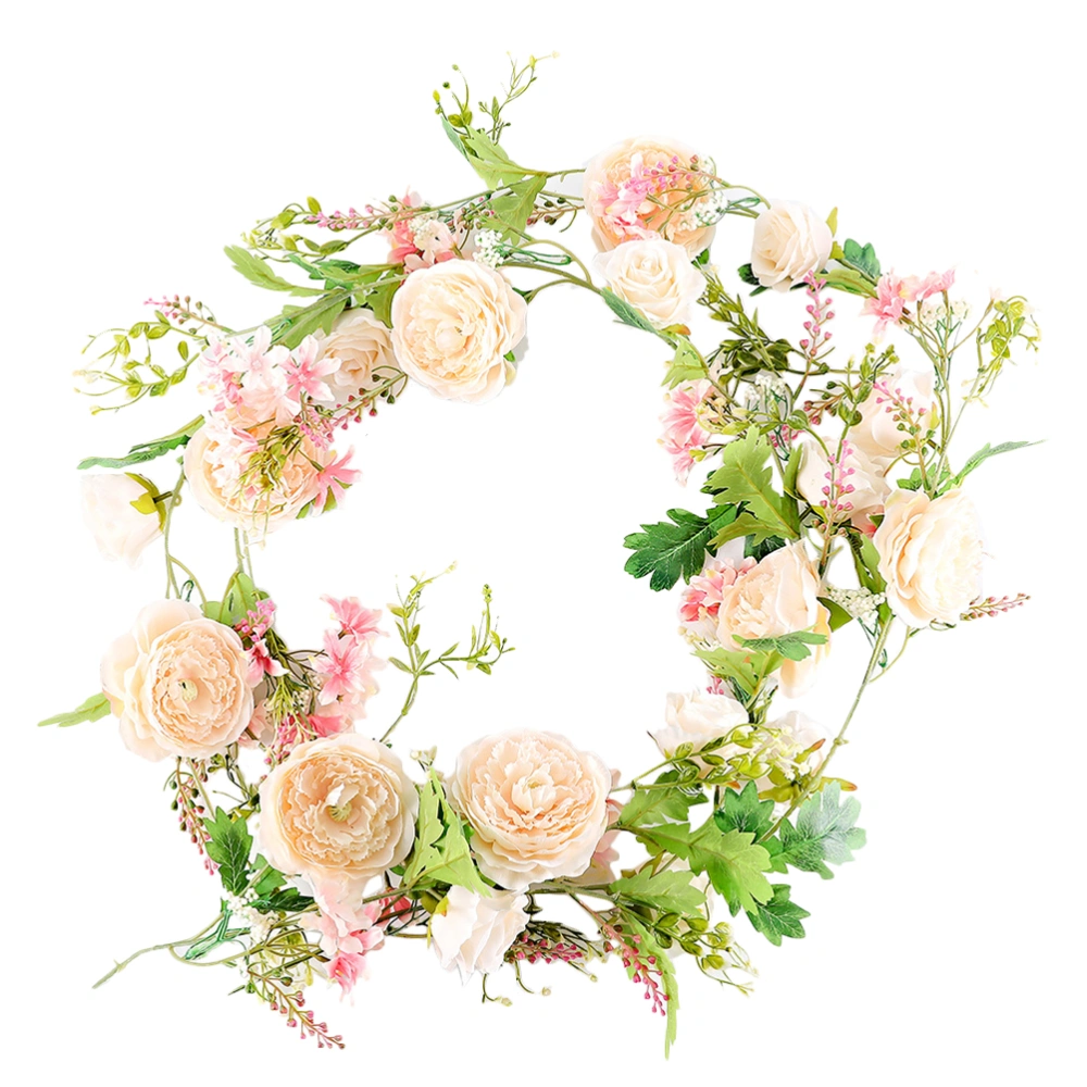 Flower Vine Artificial Flower Rose Vine Hanging Flower Wall Decoration