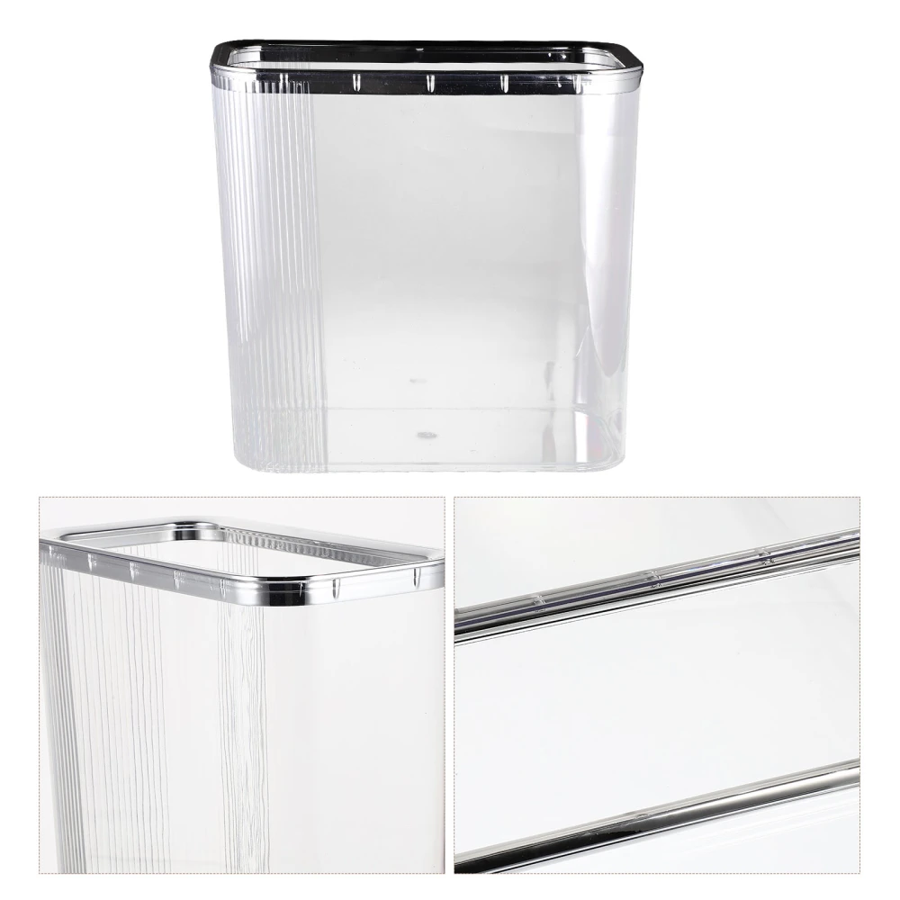 Transparent Garbage Can Multi-function Trash Can Garbage Bathroom Trash Bin