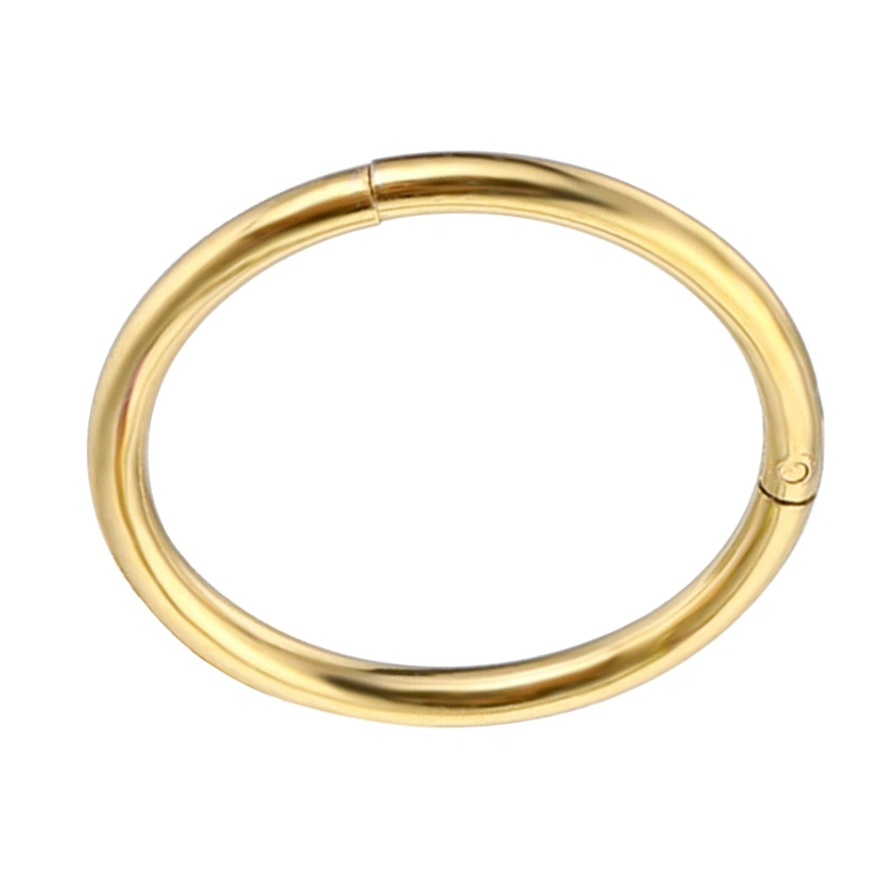 1Pc Decorative Nose Ring Fashionable Piercing Ring Titanium Steel Earring Gift