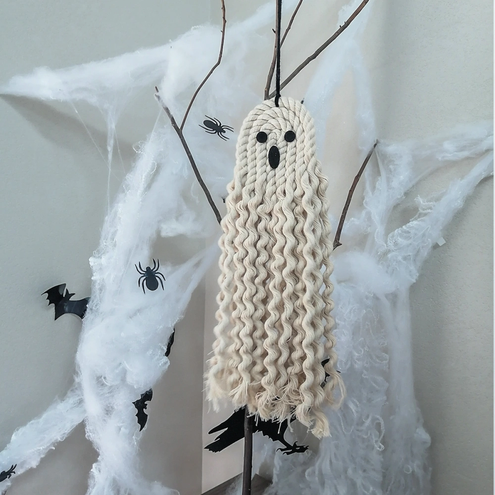 Creepy Hanging Ghost Prop Halloween Haunted House Pendant Cotton Ghost Decor