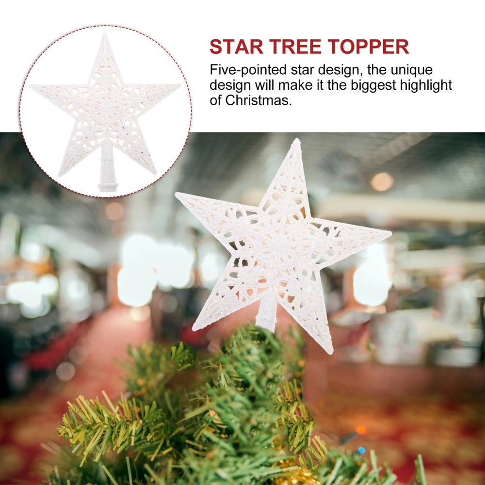 Christmas Tree Topper Christmas Tree Star Ornament Xmas Treetop Hollow Star