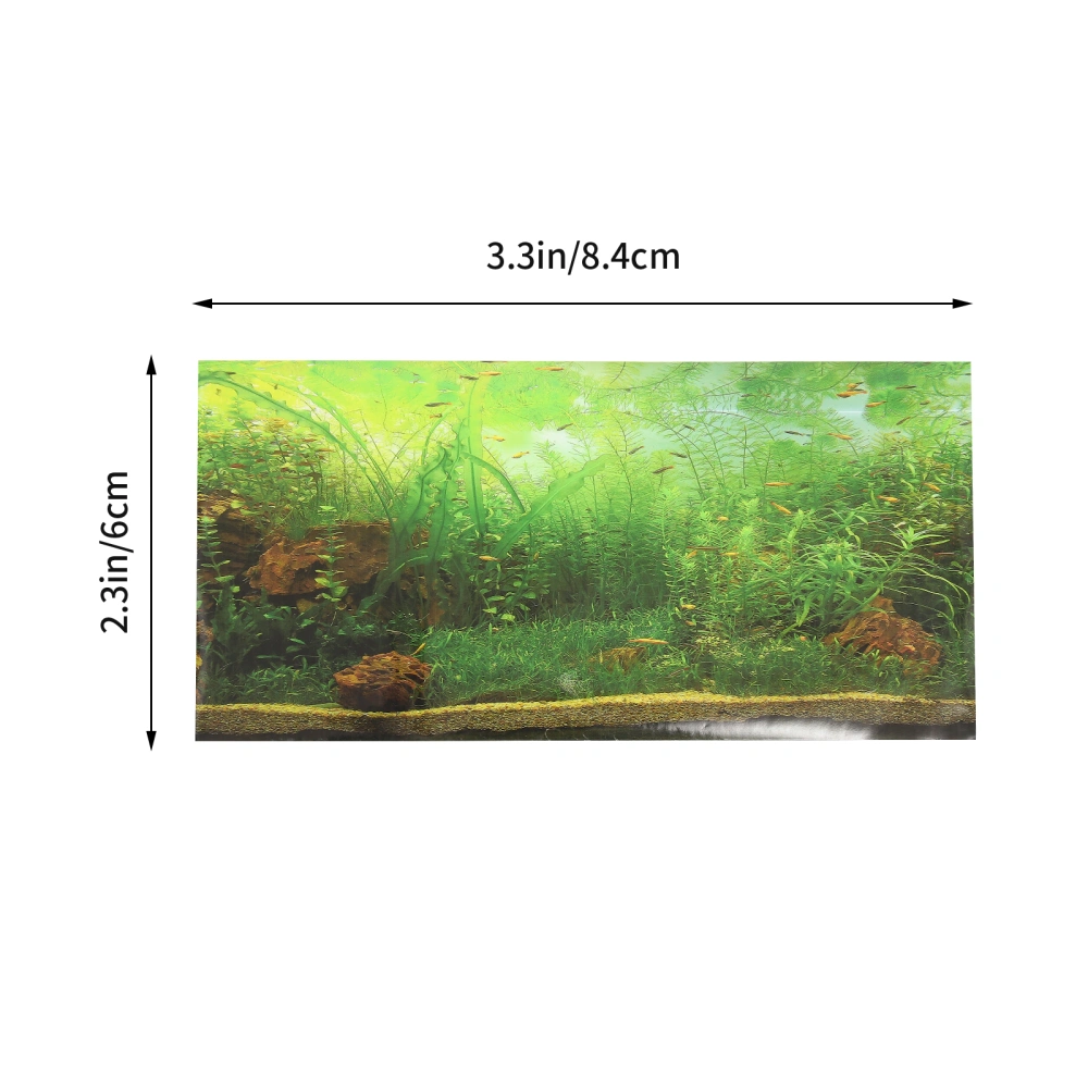 Fish Tank Picture Background Sticker High-definition Paper Aquarium Decal Decor