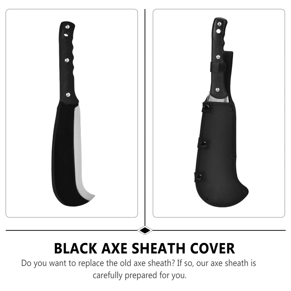 Oxford Cloth Black Hatchet Cover Outdoor Portable Protective Axe Sheath