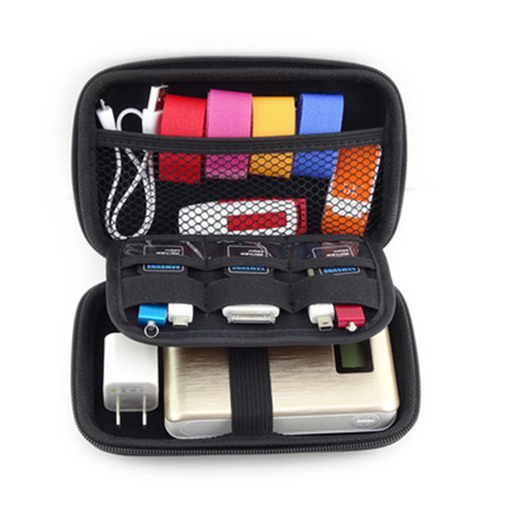 Waterproof Electronics Accessory Organizer Travel Portable Carrying Storage Bag （Blue）