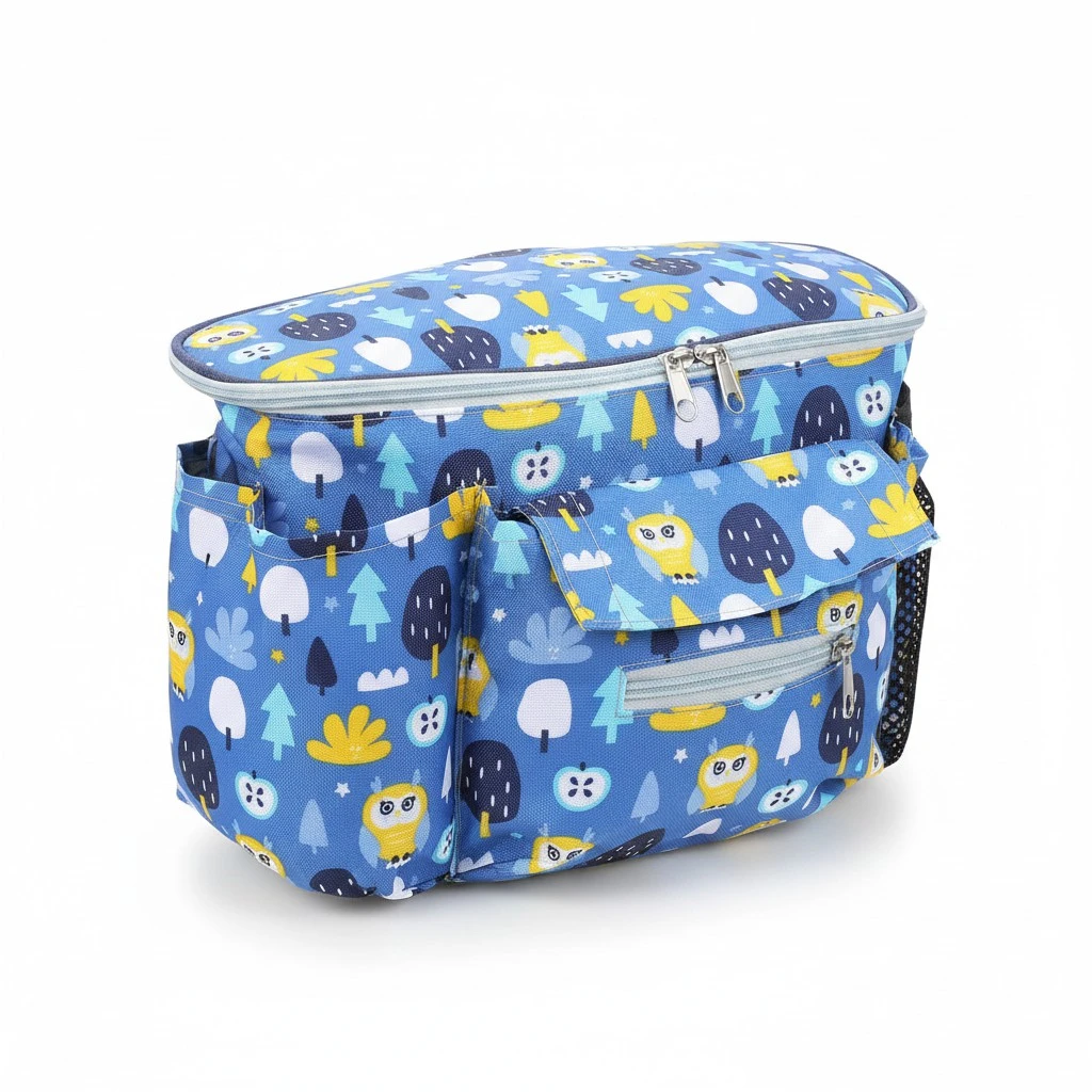 Cartoon Stroller Bag Diaper Organizer Bag Stroller Attachments Bag Mummy Bag