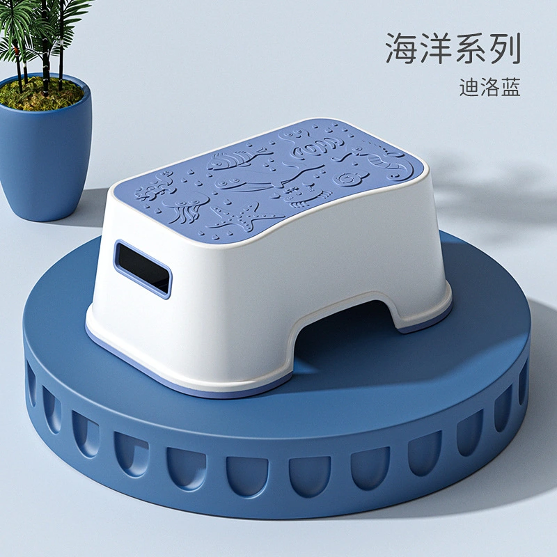 Firm Bathroom Squatting Footstool Plastic Toilet Stepping Stool Stool for Bathroom