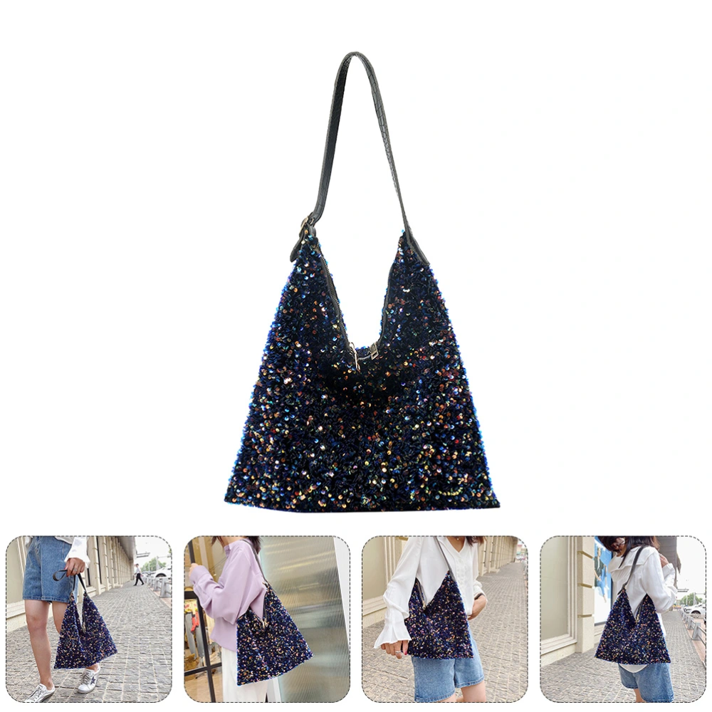 Fashion Women Single-shoulder Bag Creative Sequins Shoulder Bag Storage Bag