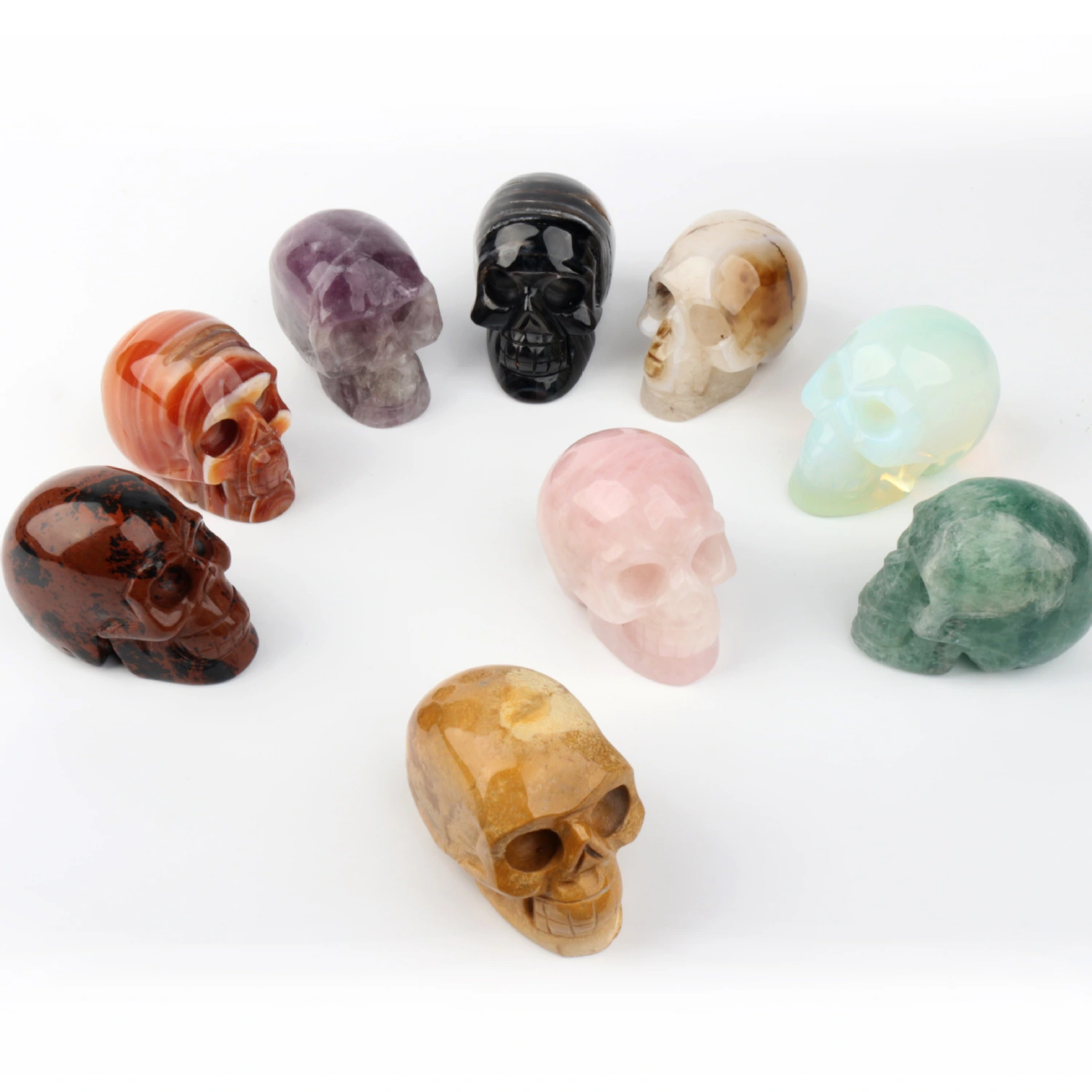 Crystal Halloween Skeleton Head Small Skull Mini Skull Halloween Party Prop