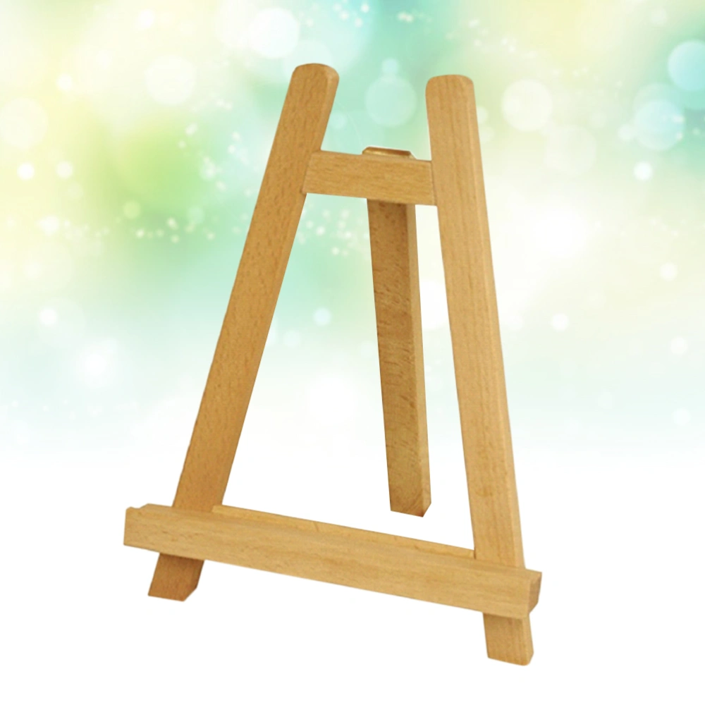 Mini Wood Display Easel Tabletop Easel Artist A-Frame Easel Photo Painting Portable Tripod Holder Stand