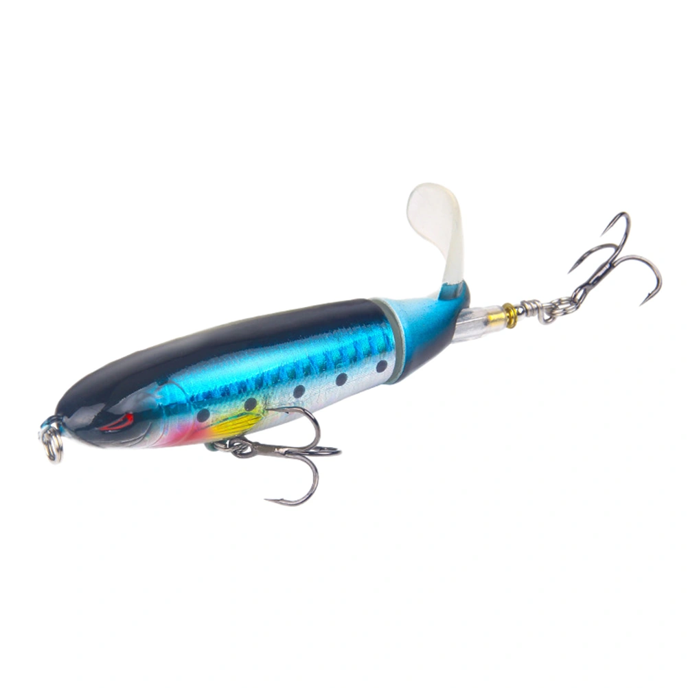 13G Fishing Lure Bait Artificial Hard Bait Salmon Bass Fishing Lures Fishing Tackle Accessories Rotating Tail Tackle (8#)