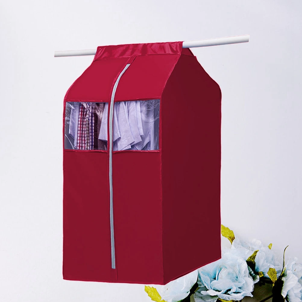 Garment Cover 420D Nylon Oxford Fabric Storage Bag Clothing Organizer in Wardrobe - Big Size (Coffee Color)
