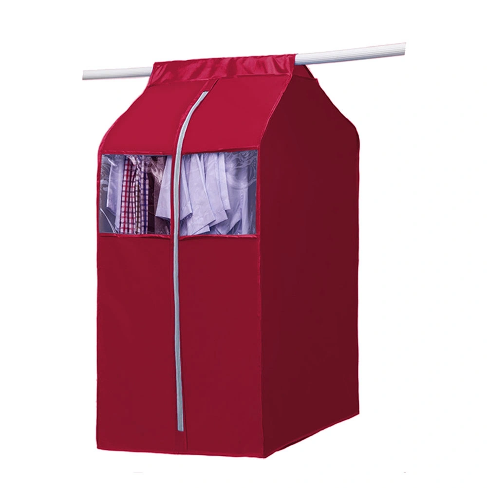 Garment Cover 420D Nylon Oxford Fabric Storage Bag Clothing Organizer in Wardrobe - Big Size (Coffee Color)