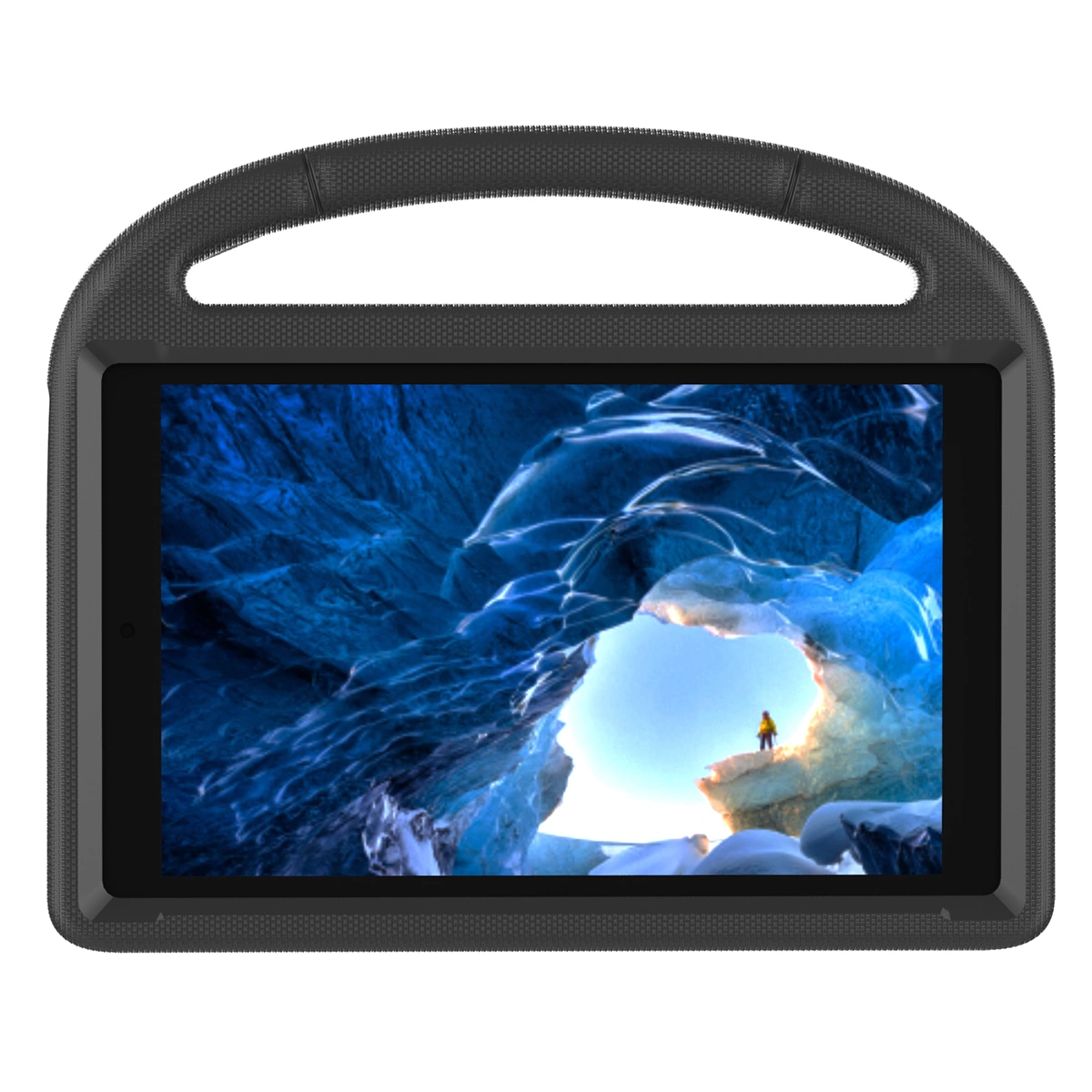Light Weight Proof Convertible Ultra-Slim Kid-Proof Cover Kids Case for Kindle Fire 10 2015/2017 (Black)