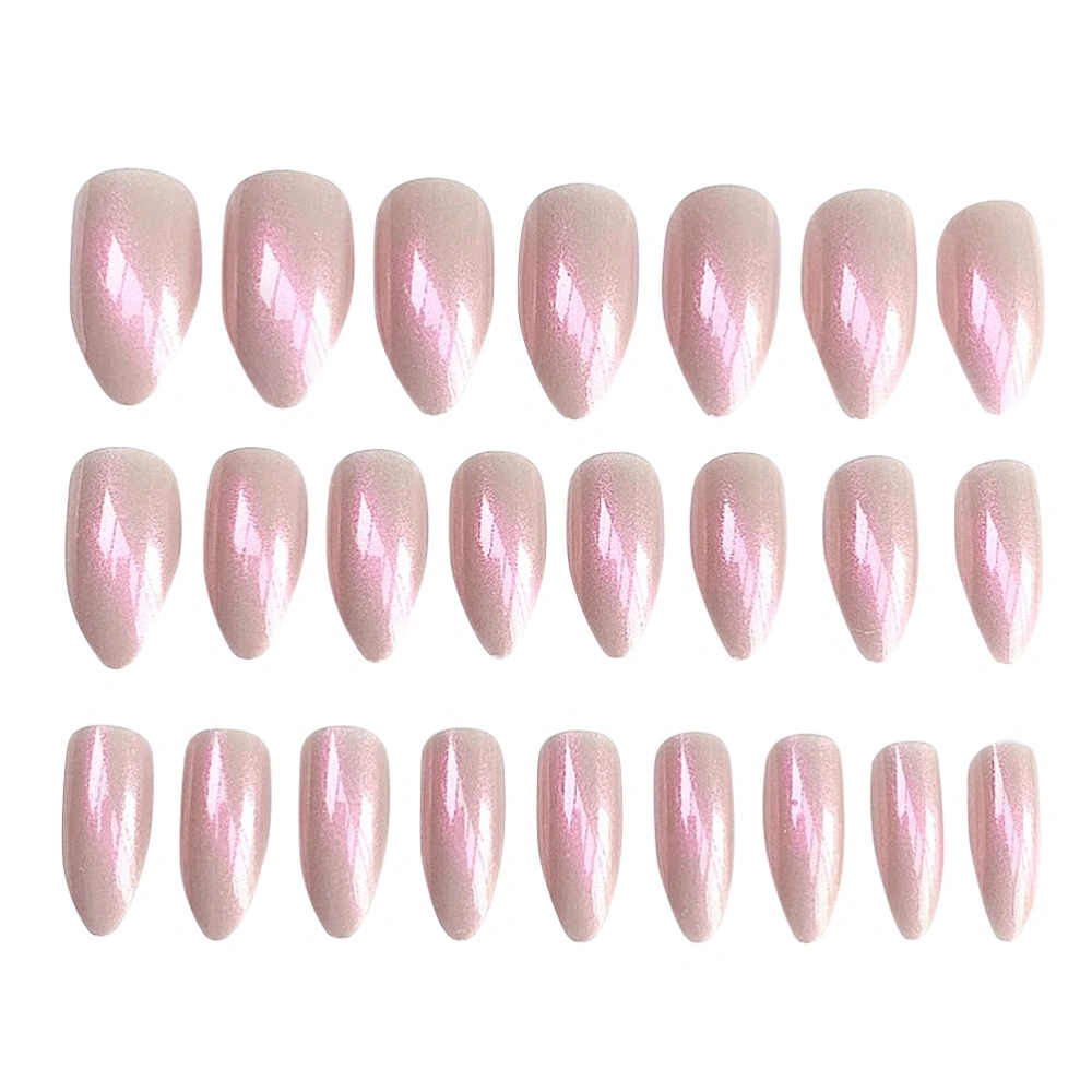 2 Sets Shiny Nail Art Stickers False Nail Tips Fake Nail Tip Decals Nail Stickers Manicure Decoration Stylish Nail Pieces for Women Girls