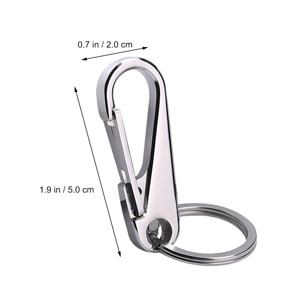 1pc Stainless Steel Keychain Men Key Holder Unique Key Ring Men Car Key Chain