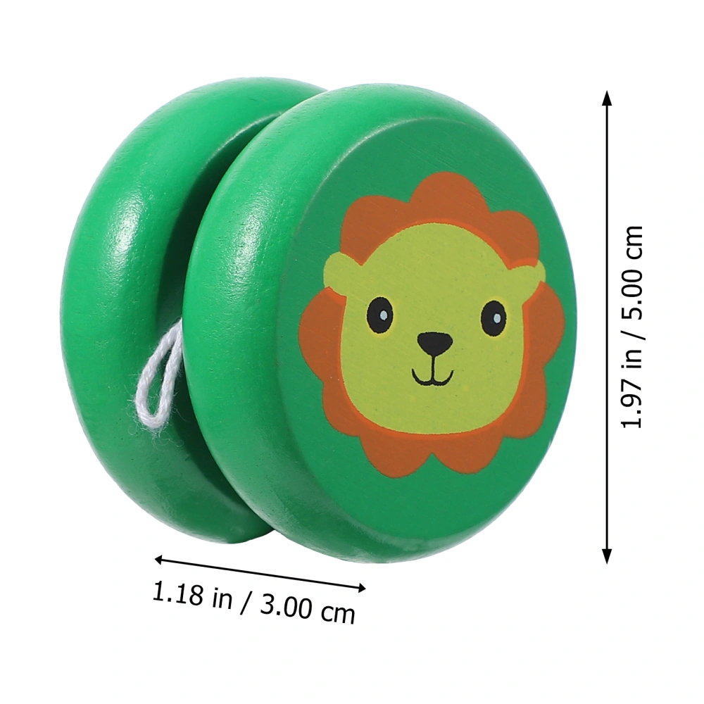 4pcs Funny Children's Educational Yoyo Toys Safety Wooden Finger Yoyo Ball Toy