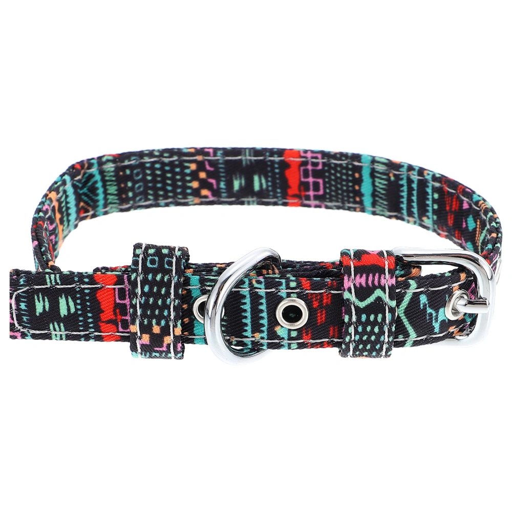 Bohemia Style Dog Collar Outdoor Puppy Calming Collar Pet Adjustable Neck Strap