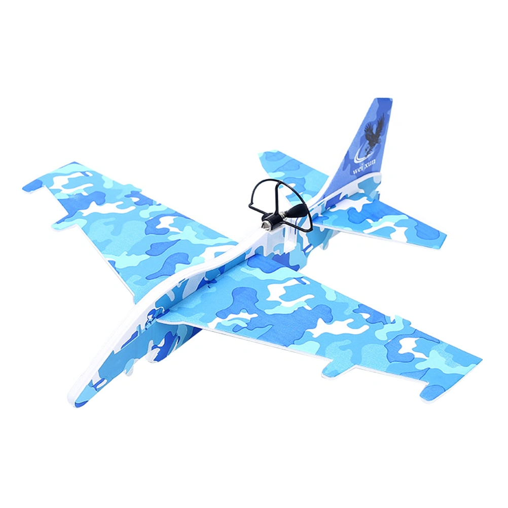 1pc USB Charged Airplane Model Luminous Electric Aircraft Kids Toy(Random Color)