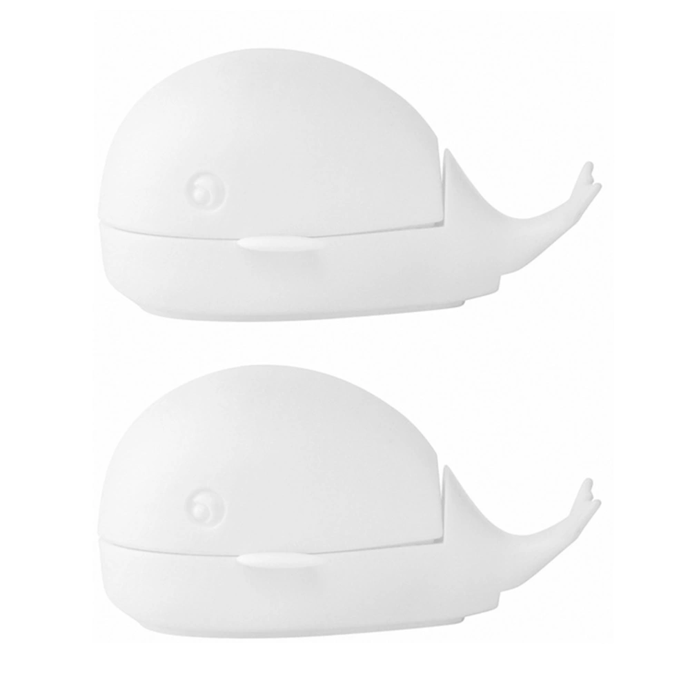 2pcs Multipurpose Cleaning Brushes Whale Shaped Laundry Brush Shoes Cleaning Tools