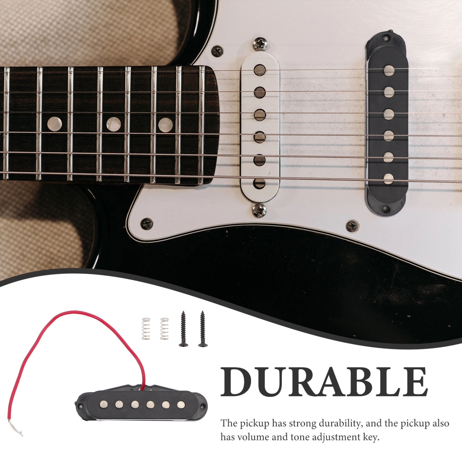 1 Set Folk Guitar Pickup Multipurpose Acoustic Instrument Guitar Accessory
