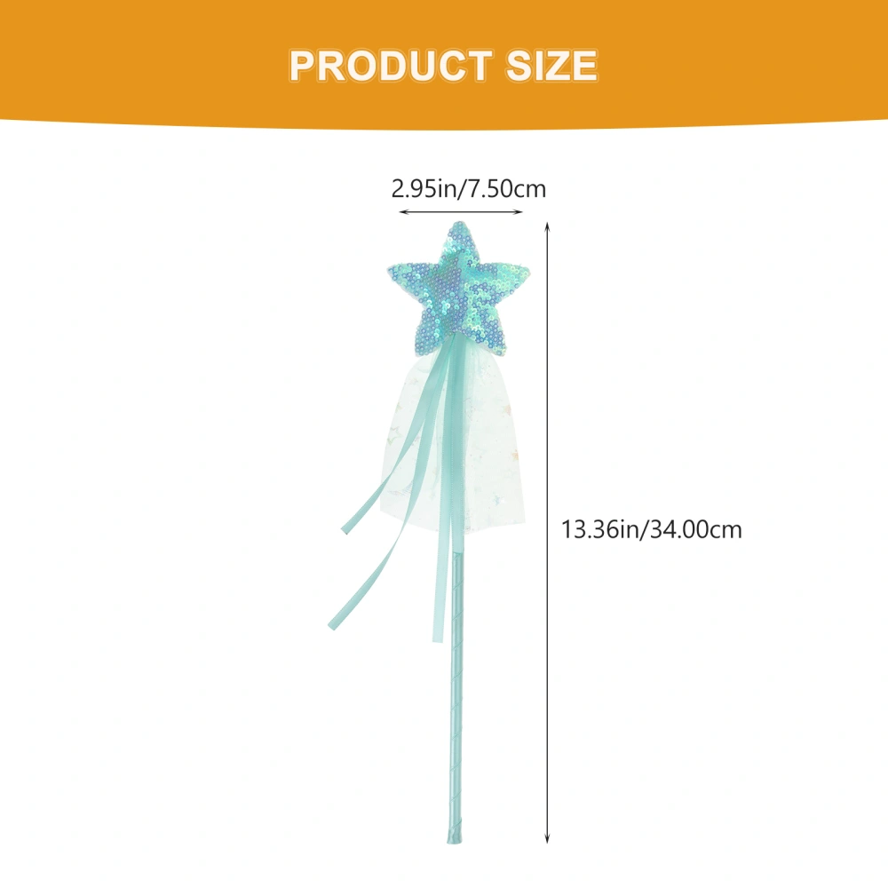 3Pcs Shiny Fairy Wand Cosplay Wand Prop Star Fairy Wand Kids Party Supplies