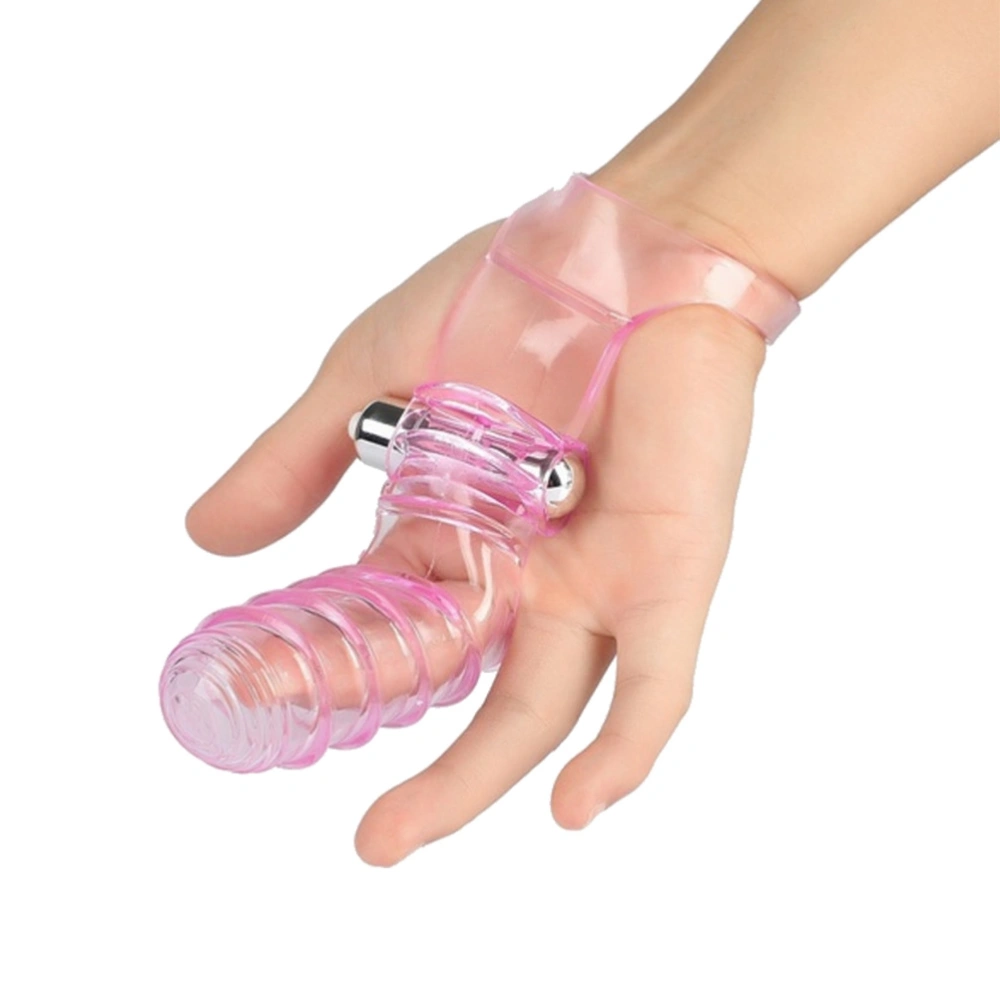 Adult Products Finger Vibration Set Female Masturbation Vibration Massage Couple Sex Life Supplies (Pink)