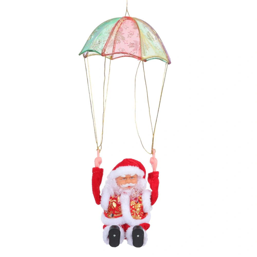 1pc Christmas Decorations Parachute Doll Skydiving Christmas Old Man Toy Red