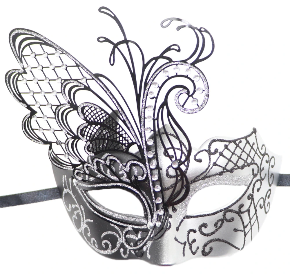 Halloween Cosplay Mask Party Mask Half-face Mask Masquerade Butterfly Mask