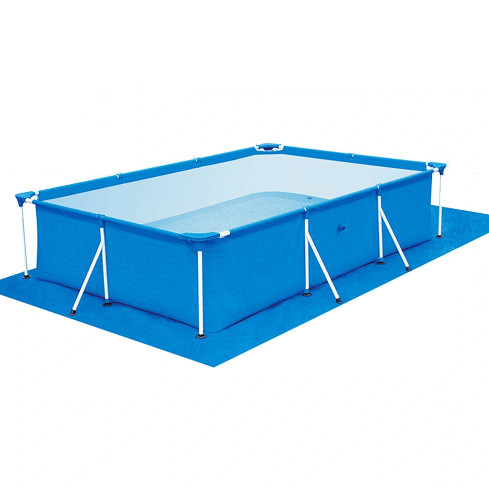 PE Fabric Weaving Pool Accessories Pool Anti-skid Waterproof Dustproof Cover Floor Pad for Pools Inflatable Swimming (Blue, 295x206cm)