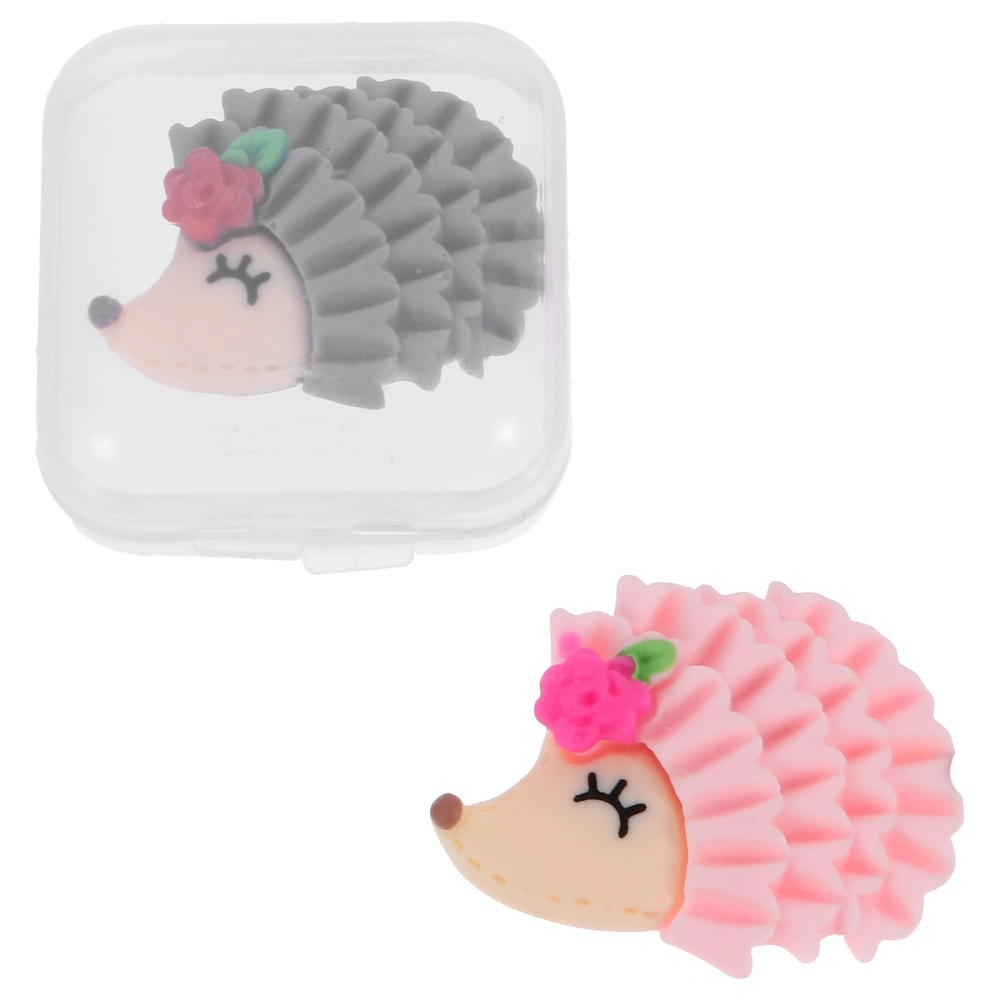 2pcs beads painting Locators Cartoon Hedgehog beads painting Holders