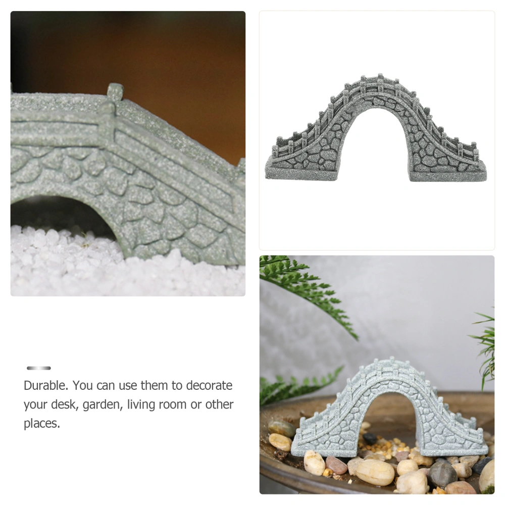 1Pc Simulated Stone Bridge Toy Lifelike Stone Model Bonsai Sandstone Craft