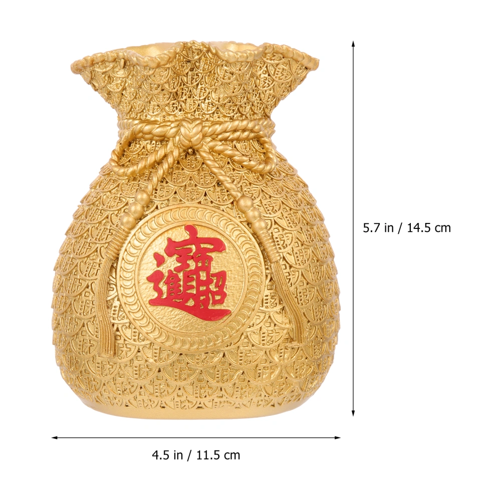 Money Bag Shape Flower Vase for Home Decoration Ear of Wheat Desktop Vase Decor