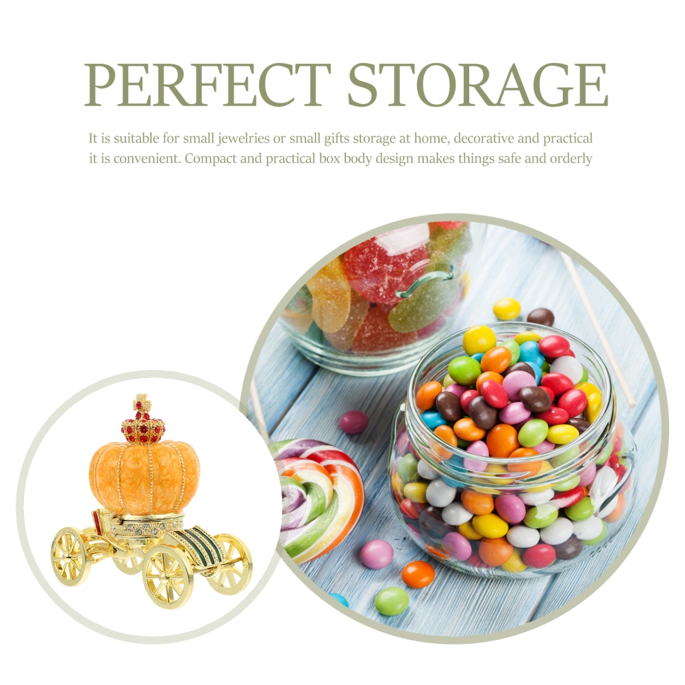 Pumpkin Carriage Storage Box European Style Jewelry Box Proposal Ring Box Wedding Gift