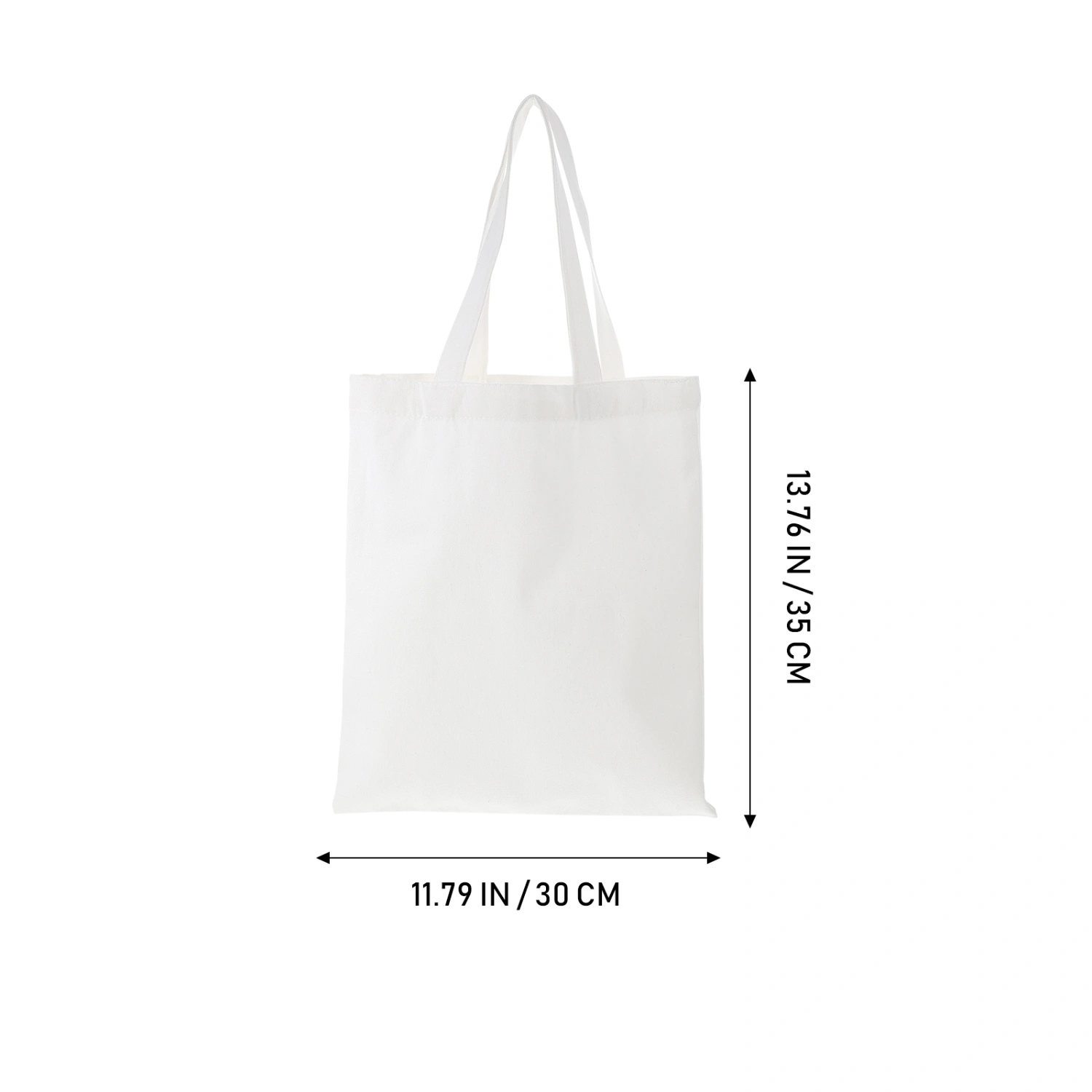8Pcs Sublimation Canvas Bags Portable Shopping Bags Large Capacity Blank Bags