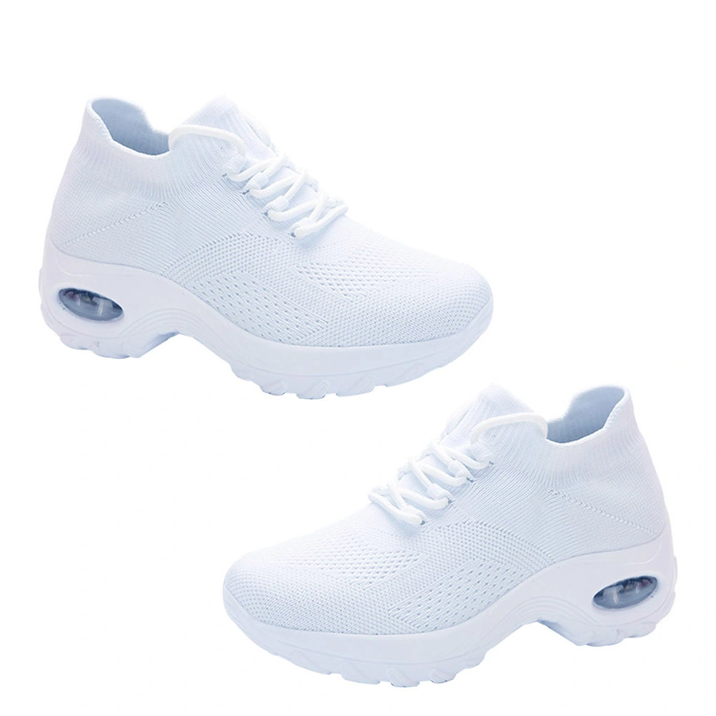 1Pair Women Versatile Casual Shoes Breathable Fashion Shoes Simple Sports Shoes