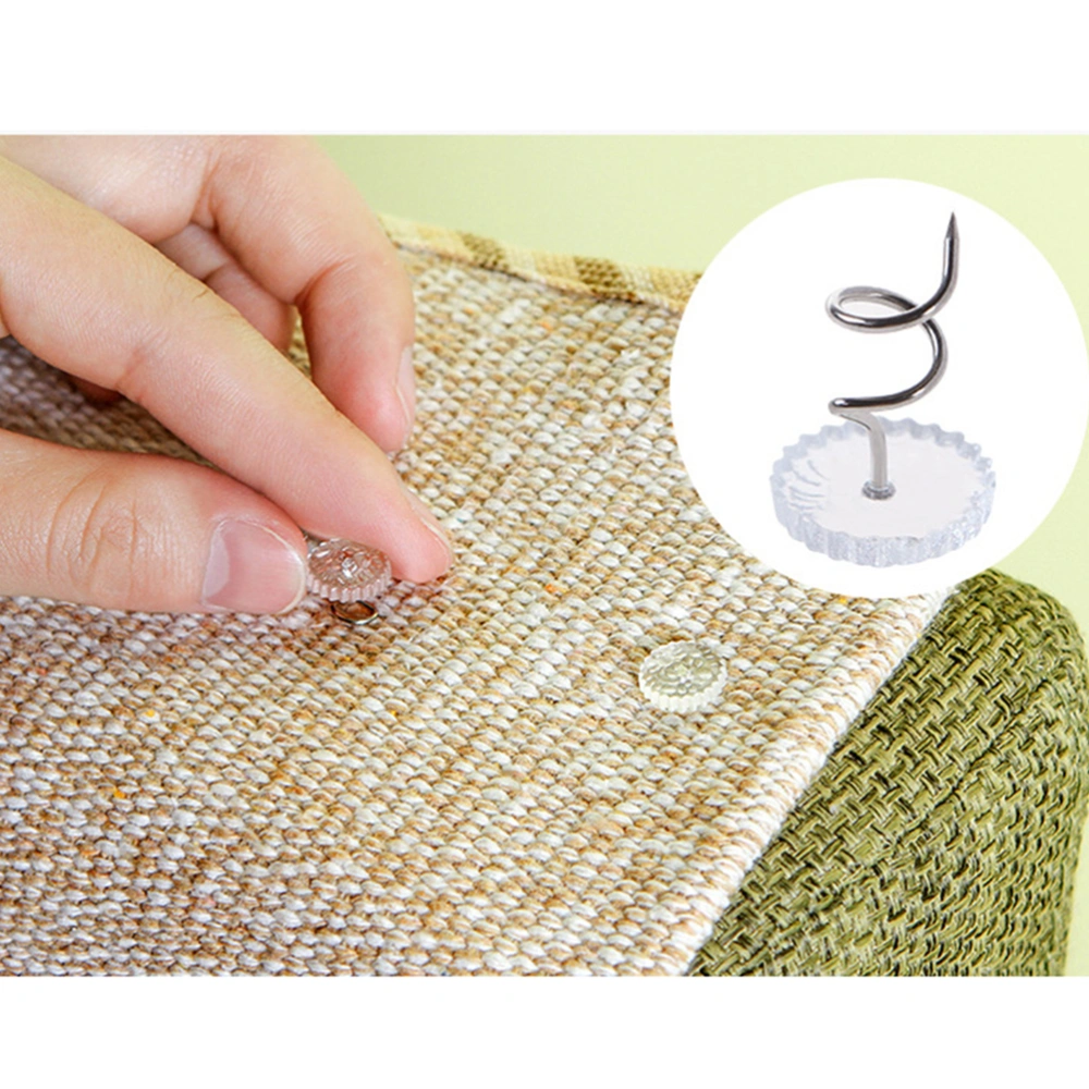 20pcs Bed Sheet Clip Fixer Transparent Traceless Nail Sofa Cushion Blankets Cover Grippers Holder