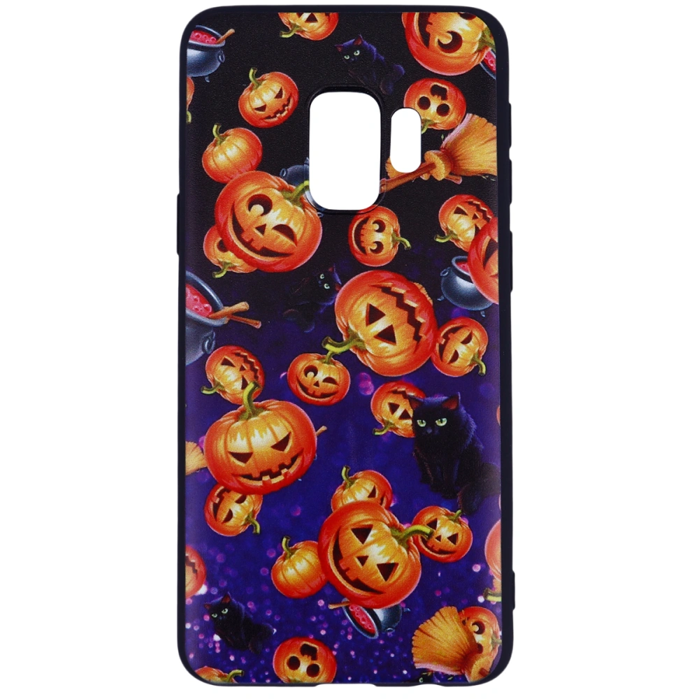 Halloween Pumpkin Phone Cover TPU Protective Shell Compatible for S9