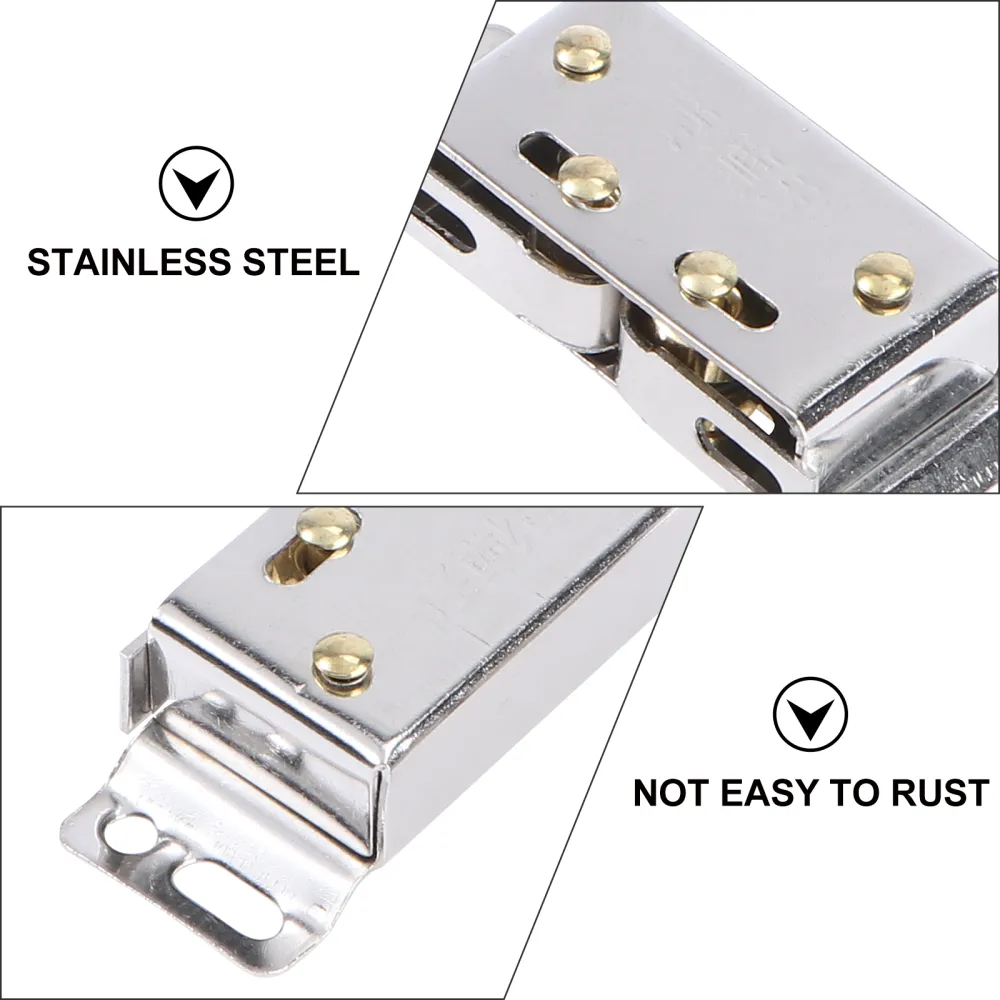 10pcs Door Dual-roller Buckles Furniture Accessories Cabinet Door Roller Catches