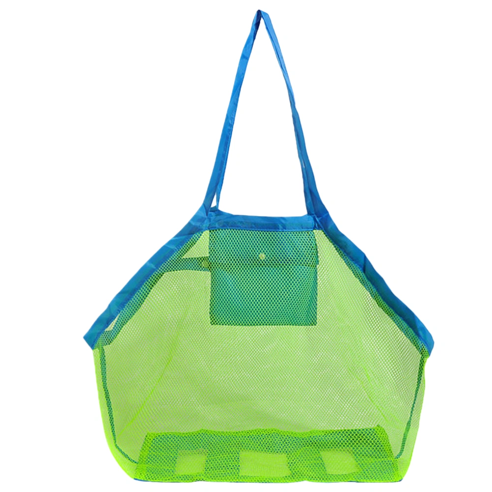 1pc Mesh Tote Bags Toys Storage Bag Large Capacity Kids Beach Toy Storage Bag Portable Outdoor Toy Pouch