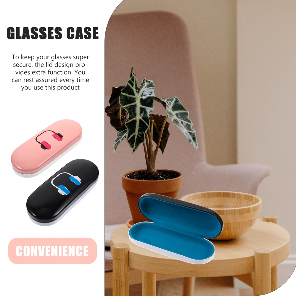 2Pcs Sunglasses Cases Hard Shell Glasses Case Eyeglasses Container Eyeglasses Case