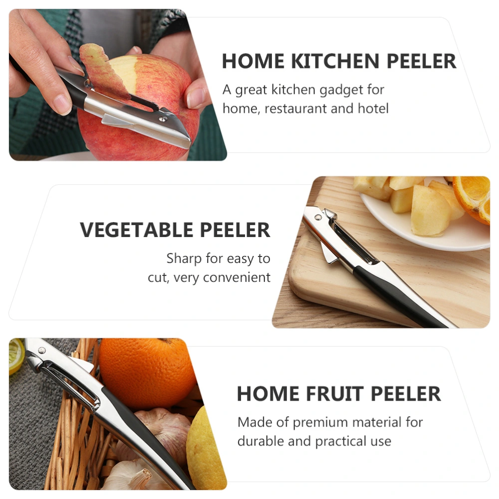 1pc Zinc Alloy Peeler Durable Peeler Potato Carrot Vegetable Fruit Manual Peeler