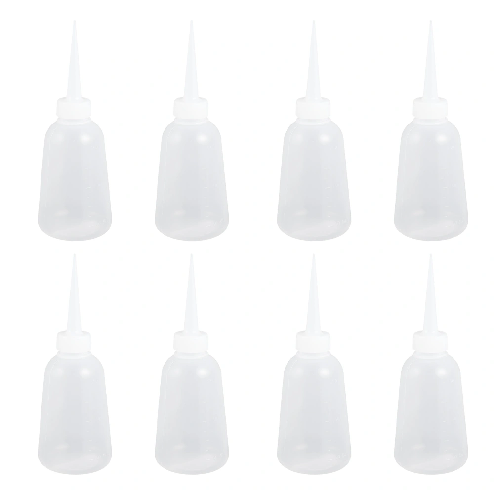 10Pcs 250ML Plastic Squeeze Bottle Liquid Glue Dispenser Empty Refillable Bottle