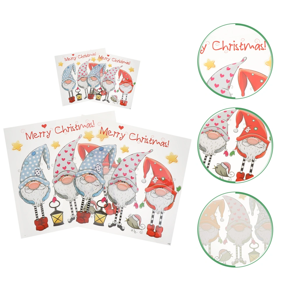 4Pcs Gnome Transfer Patches Christmas Gnome Patches Iron On Stickers Clothing Accessories