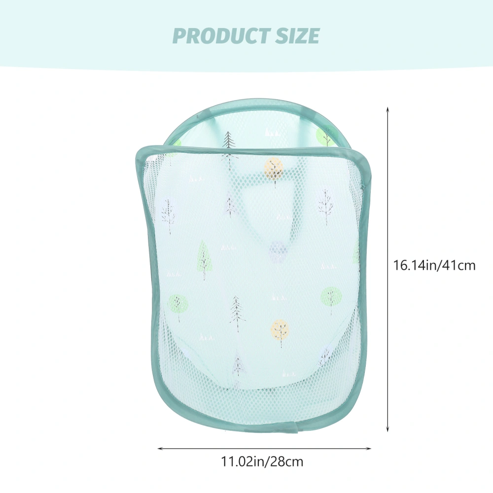 Foldable Elasticity Wall-mounted Clothes Basket Bathroom Dirty Clothes Basket