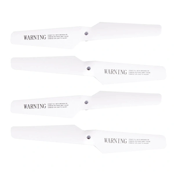 4pcs Replacement Main Blades Propellers CW CCW Spare Parts for Syma X5 /X5C RC Quadcopters (White)