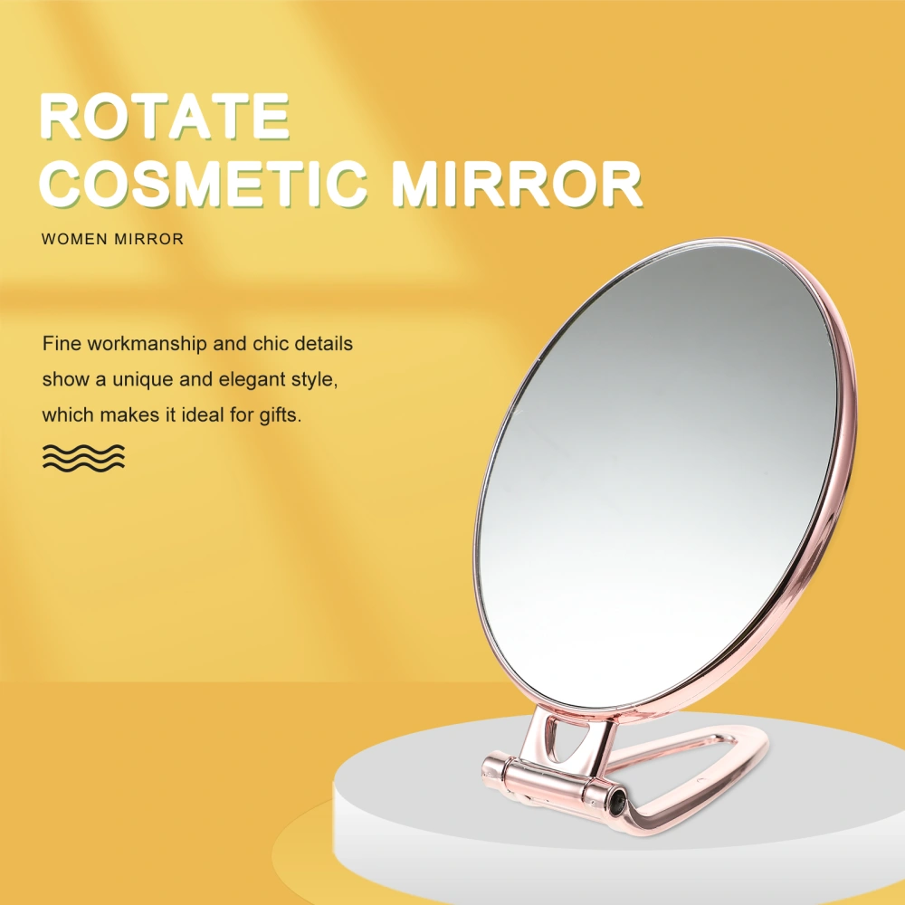  Double Sided Hand Held Mirror Magnifying Makeup Mirror with Adjustable Handle