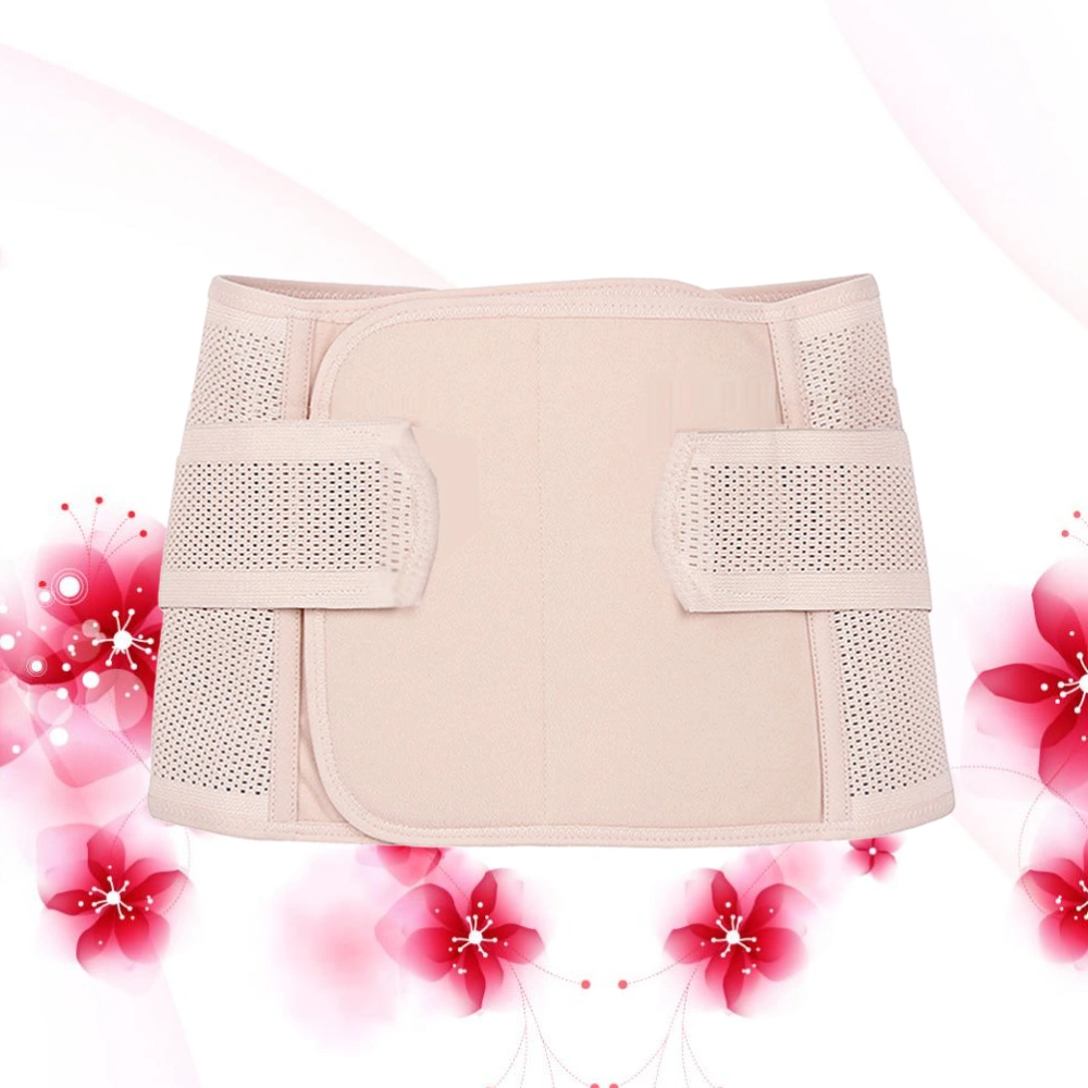 Waist Trimmer Belt Postpartum Postnatal Recovery Support Girdle Belt Abdominal Binder for Women - Size XL(Mesh Pattern)