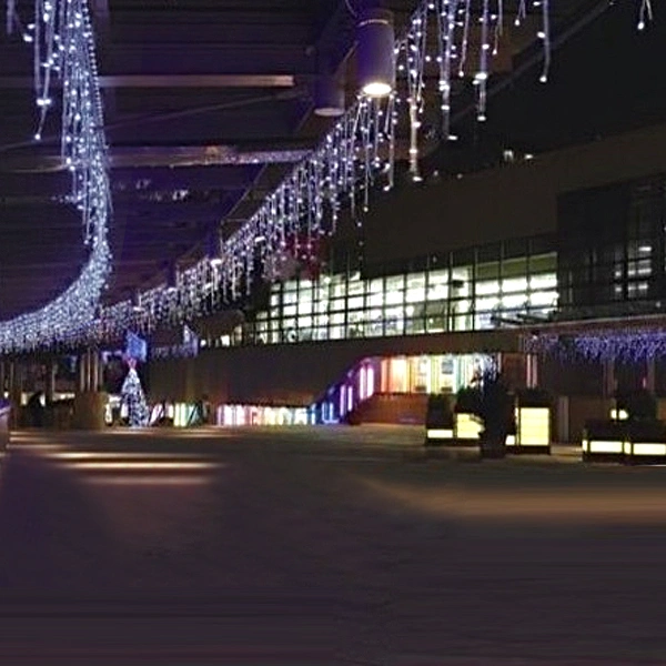 10M 220V 8-Mode 100-LED String Lights Decorative Lamps for Christmas/ Wedding/ Party/ Garden (White Light)